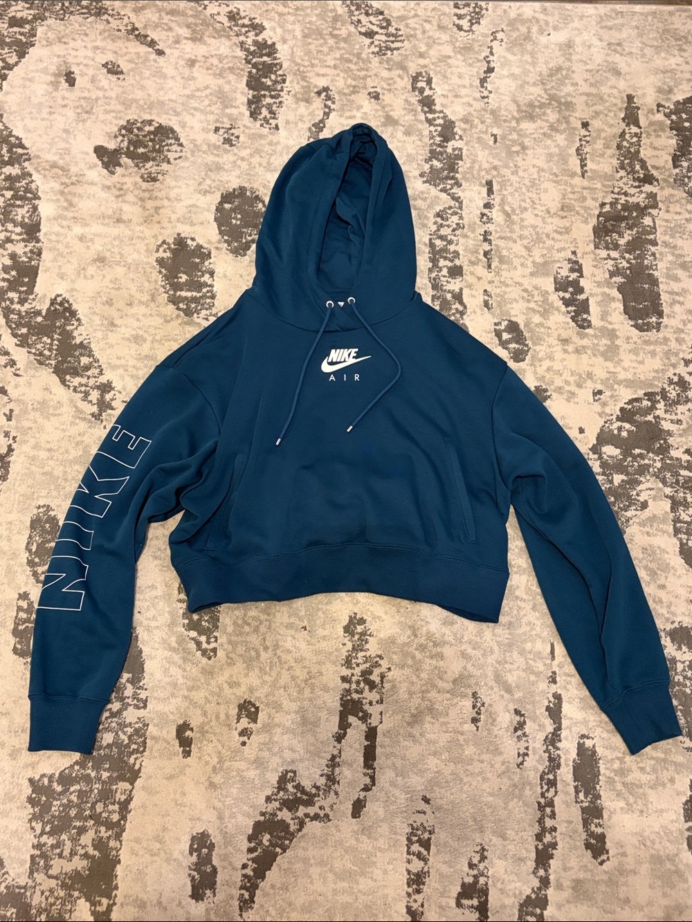 Nike Air Women's Cropped Hoodie - Teal